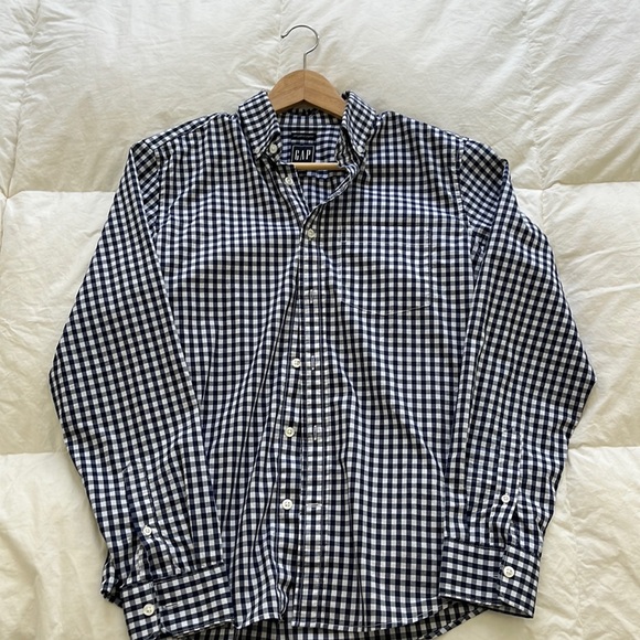 Small Gap gingham poplin shirt - Picture 1 of 5